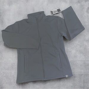 Roth Wear Stamford Grey Zip Front Fleece‎ Lined Jacket